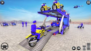 Police Bike Transport Truck- Best Android IOS Gameplay