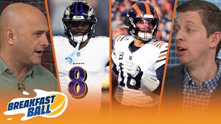  Ravens beat Chargers, Do the Bears stand a chance against the Lions? | NFL | BREAKFAST BALL