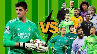 Courtois 🆚 Football Legends  ( Courtois vs Best Goalkeepers ) 🔥ULTIMATE COMPARISON🔥