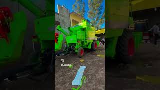 BALKAR GRAIN MASTER 2IN1 COMBINE HARVESTER  TRACTOR MODEL #balkarcombine #farming