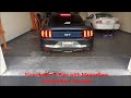 2016 mustang gt with flowmaster x pipe and magnaflow competition axle back