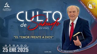 Culto de Sábado en Vivoᴴᴰ [25/01/2025 ∙ Pr. Siegfried Mayr | IASD Ñuñoa]