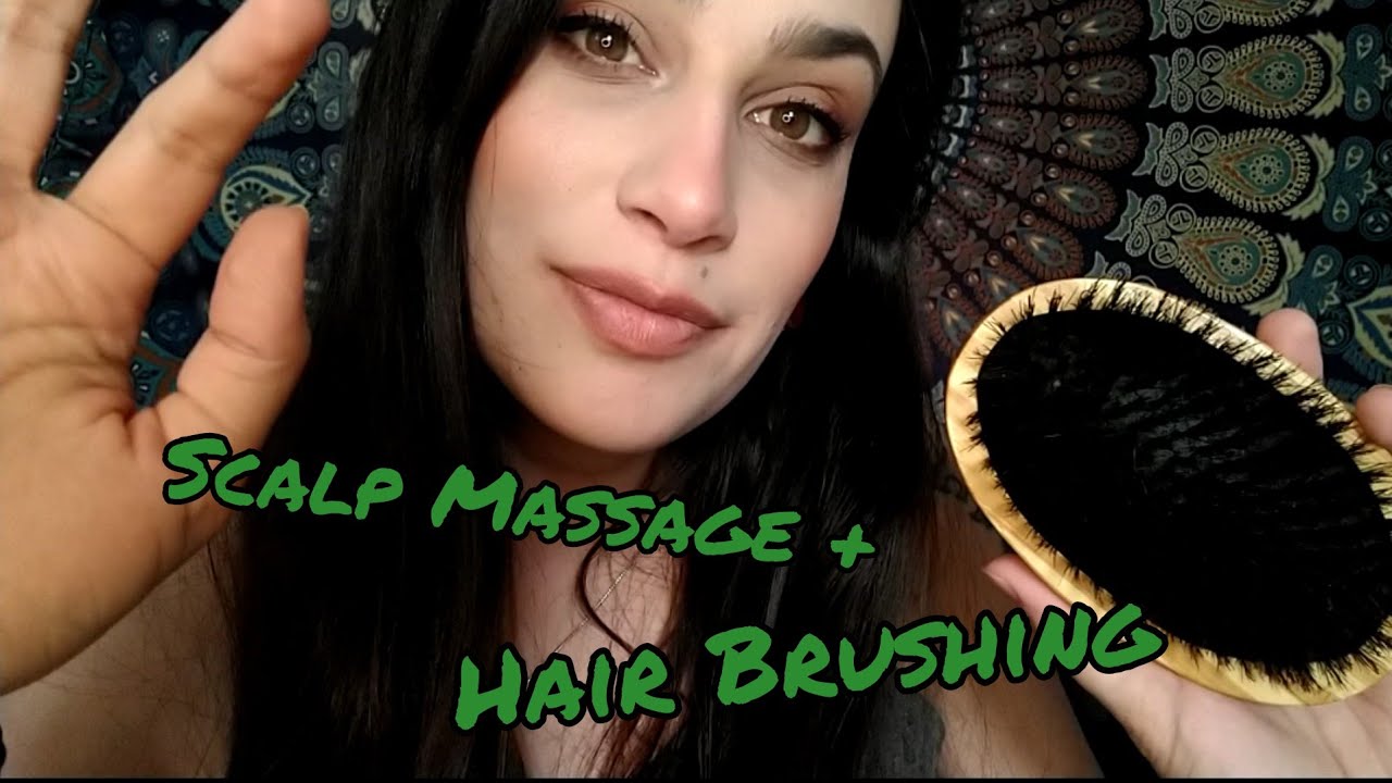 Fast Aggressive ASMR ~ Scalp Massage & Hair Brushing (Soft Spoken W ...