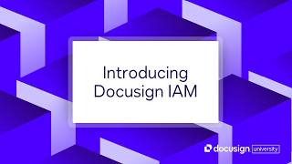 Introducing Docusign IAM