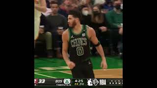 NBA highlights. Tatum with the finish for the #bostonceltics vs #atlantahawks. #nbashorts, #shorts