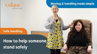 How to Help Someone Stand From s Chair Safely | Moving & Handling Made Simple