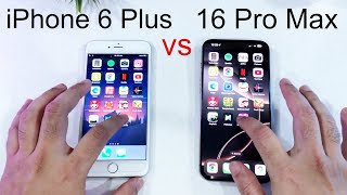 iPhone 16 Pro Max vs iPhone 6 Plus - Speed test