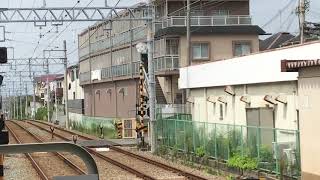 阪神8000系タイプⅢ(8219F)直通特急阪神大阪梅田行き　藤江駅通過