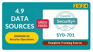 Data Sources - CompTIA Security+ SY0-701 - 4.9