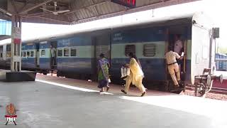 It happens only in India!!! Train brakes \u0026 stops thrice to accommodate late passengers