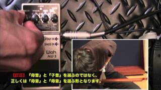 【試奏動画】BOSS AW-3 Dynamic Wah【BOSS COMPACT PEDAL 100th ANNIVERSARY!!】