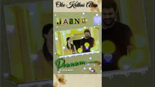 Pranam song what's up status from jaanu movie | sharvanadh | Samantha |