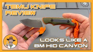 A Knife From Temu That Looks Like A BM Hid Canyon Fixed Blade