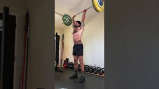 Barbell Clean and Press: 84kg