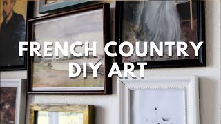 10 Steps how to DIY French Country Art
