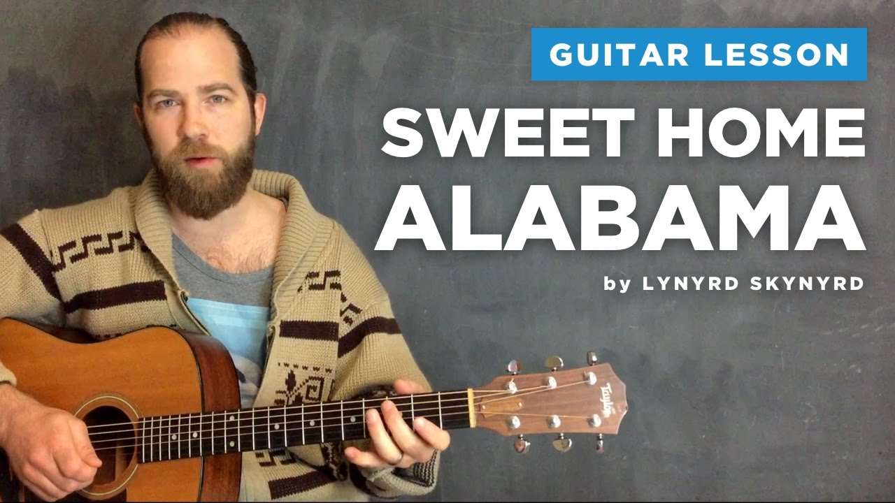 Guitar Lesson For Sweet Home Alabama By Lynyrd Skynyrd Acoustic