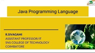 Case Study|Java Programming Language|SNSINSTITUTIONS