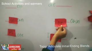 Digraph || Activity || Initial Blends || Ending Blends || LND English