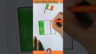 Ireland flag drawing 🇮🇪 #ireland #shorts #ytshorts #ytshort