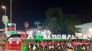 [4K] Walking Tour On 51st UAE National Day in Al Dhafra, Abu Dhabi