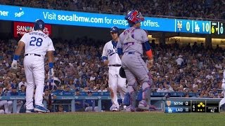 NYM@LAD: Gutierrez draws bases-loaded walk for RBI