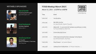 FOSS Meetup - March 2021 | QGIS | Makerville | Sanchaya (link to the clear recording in description)