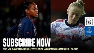 BAYERN MUNICH VS. PARIS SAINT-GERMAIN | Subscribe Now To Watch The UWCL Quarter-final For FREE