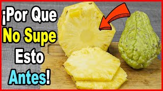 Mezcla PIÑA con CHAYOTE y no querrás tomar otro jugo nunca más