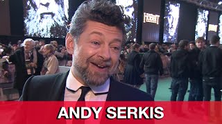 The Hobbit 3: Andy Serkis Interview - The Battle of the Five Armies World Premiere