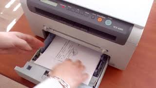 Работа и качество печати принтера Samsung scx 4200