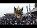 田尻屋台宮入【福崎熊野神社本宮】（令和５年１０月８日）