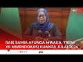 RAIS SAMIA AFUNGA MWAKA 2023, ATOA AHADI KWA WAALIMU, TRENI YA MWENDOKASI KUANZA JULY 2024