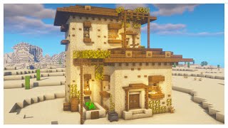 Minecraft: How To Build A Desert House Tutorial