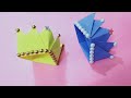 DIY | How to make paper crown | Easy paper crafts | paper crown | Origami crown | School  hacks