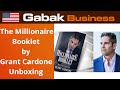 The millionaire booklet by Grant Cardone sort of an unboxing - Gabak Business - Gabriel Barrandeguy