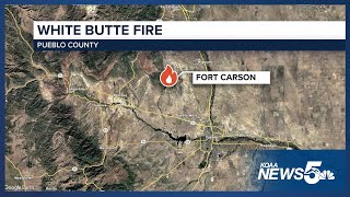 White Butte Fire on Fort Carson burns 40 acres so far