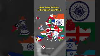 Best Asian Friends of European Countries | #shorts #europe #asian #friends