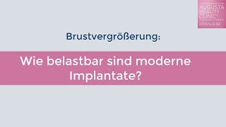 Brustvergrößerung: Wie belastbar sind Implantate?