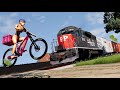 Train Close Calls & Near-Miss Accidents 6 | BeamNG.drive