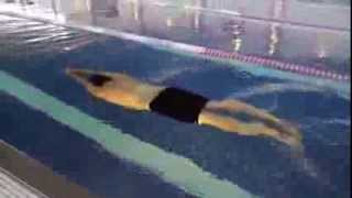 Swimming push off, glide \u0026 kick