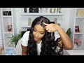 luxury synthetic wig install heat safe fibers it looks real ft. gorgius