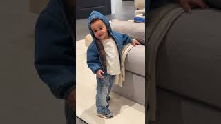 Kylie Jenner's Son Aire Webster Walking for The First Time