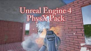 🔵 UE4 PhysX Pack Demo Scene APEX Destruction