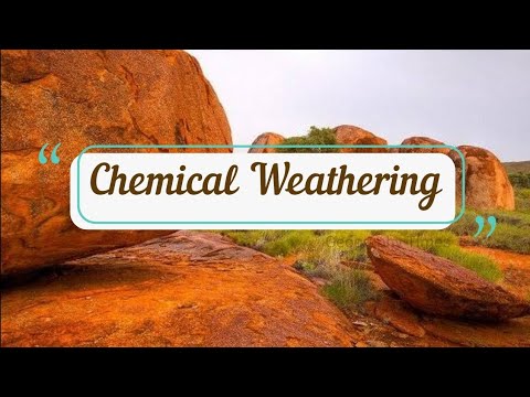 What is hydrolysis weathering?