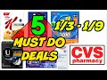 5 MUST DO CVS DEALS (1/3 - 1/9) | 99¢ DETERGENT, CHEAP HAIR CARE, LOTION & MORE! 💃