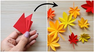 How to Make Maple Leaf With Paper | Paper Craft | DIY | Origami Maple Leaf