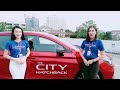 รีวิวการพับเบาะ city hatchback