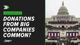 Yes, it’s common for large corporations to donate to presidential inaugurations