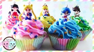SAILOR MOON CUPCAKES CAKE 🌙 Anime Food Baking Dessert Recipe Ideas