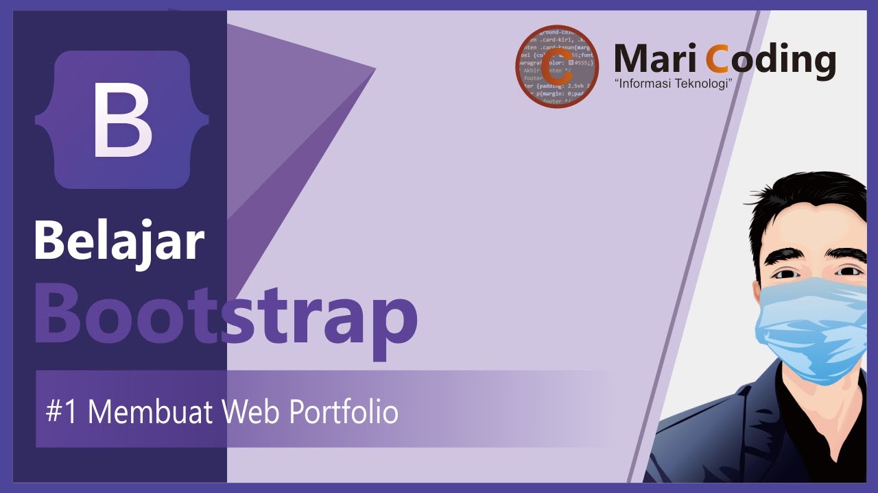 #1 Membuat Web Portofolio Dengan Bootstrap 5 - YouTube